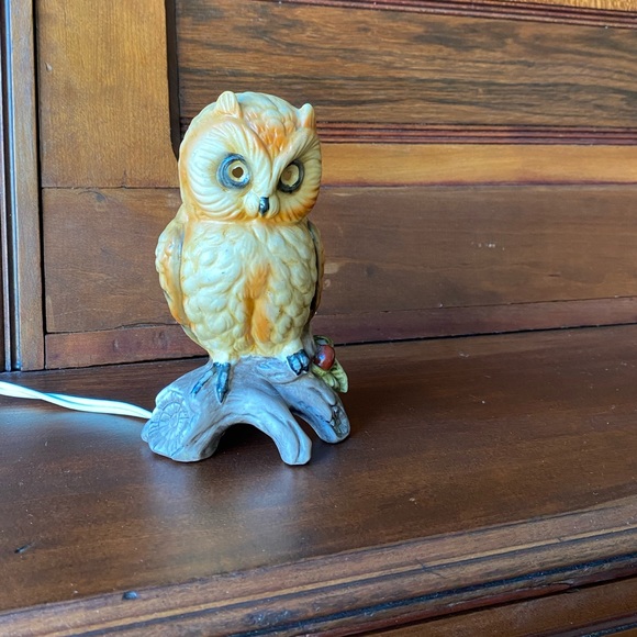Made in JAPAN Vintage Night light and decorative owl - Picture 3 of 8